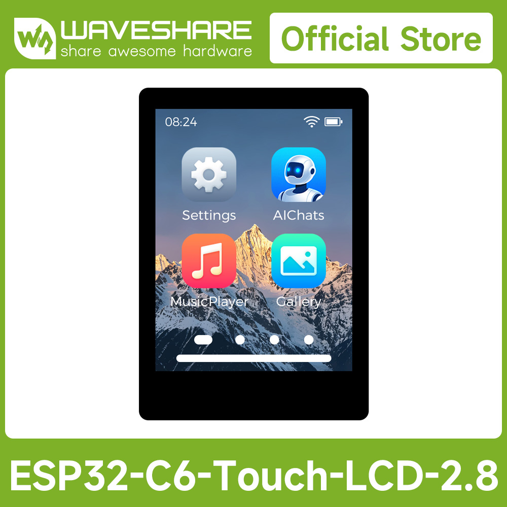 Waveshare ESP32-C6 2.8inch IPS - Doit Esp32 ulasan dan harga
