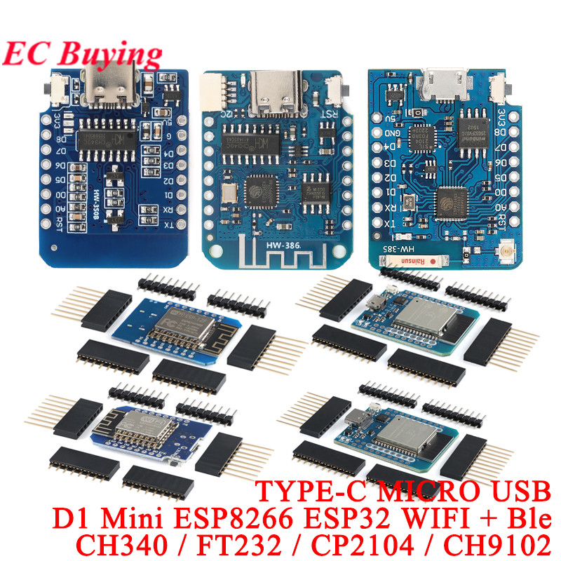 10Pcs/1pc WeMos LOLIN D1 Mini  - D1 Mini Pro ulasan dan harga