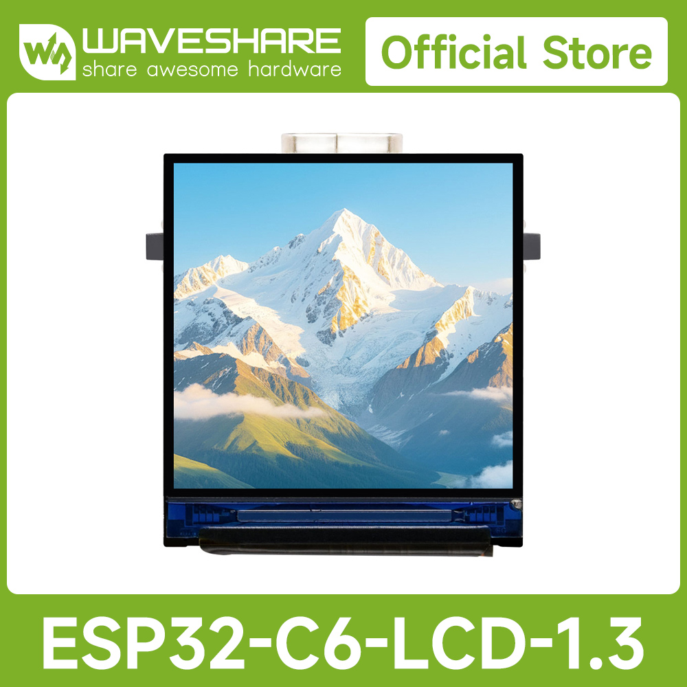 Waveshare ESP32-C6 1.3-inch LC - Waveshare Esp32 ulasan dan harga