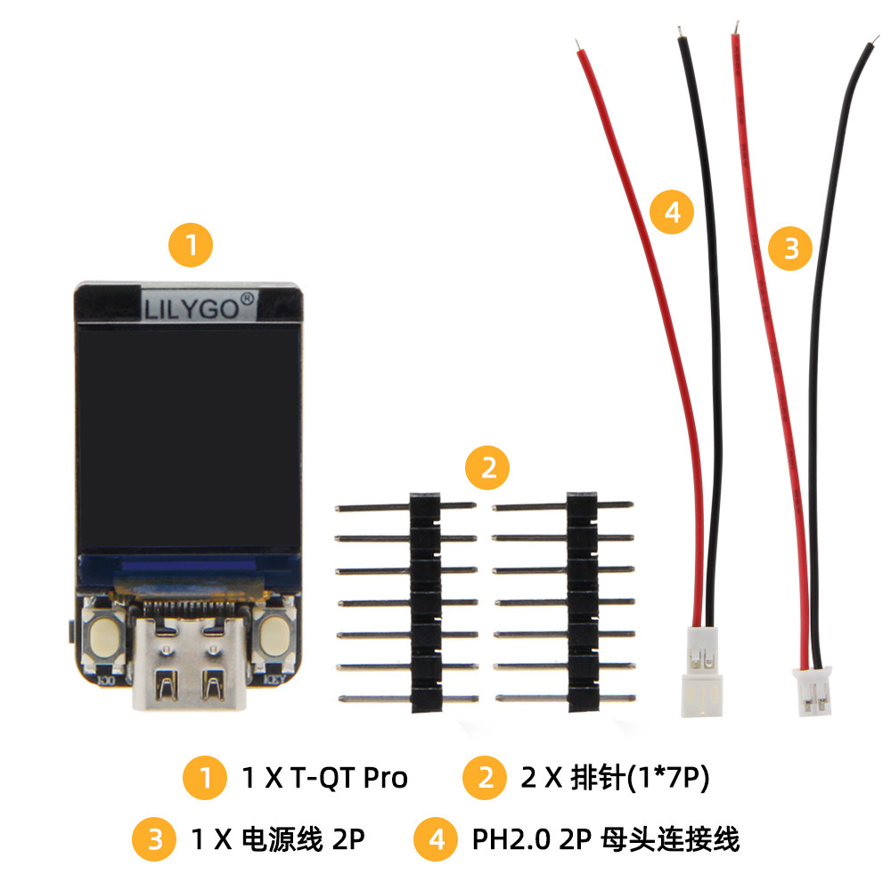 LILYGO T-QT Pro ESP32-S3 GC9A0 - Lolin S3 ulasan dan harga